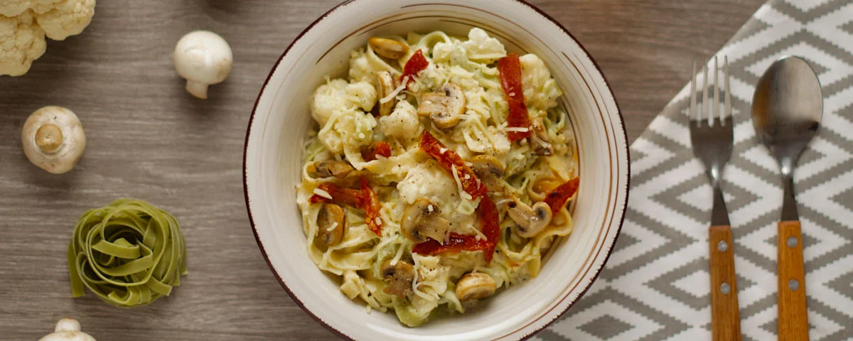 Recipe kit Tagliatelle with a cream of cauliflower